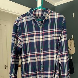 Vineyard vines classic fit flannel button down